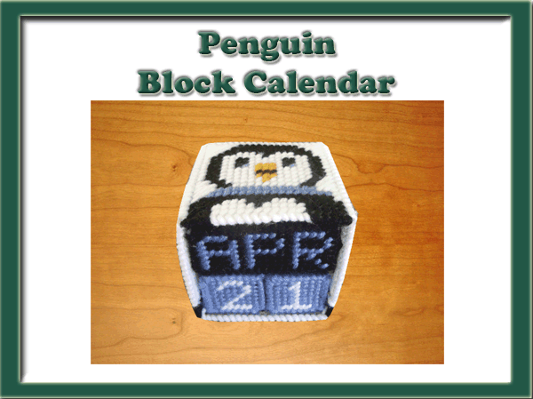 Penguin Block Calendar