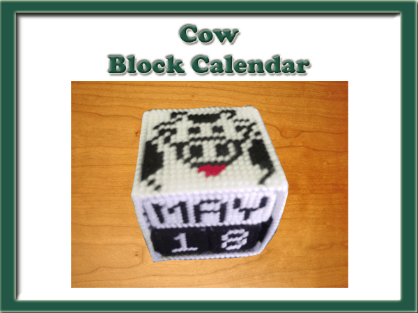 Cow Block Calendar