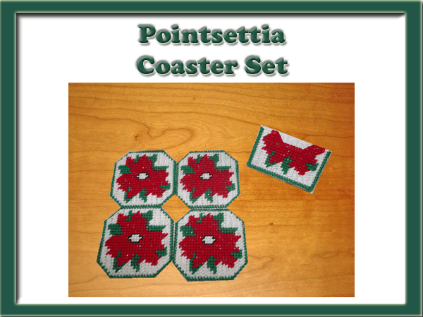 Pointsettia Coasters